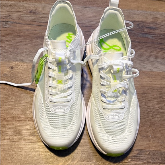 Sam Edelman Shoes - NWT SAM EDELMAN Stylish White and Green MESH Women's Sneakers
